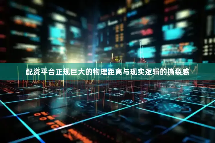 配资平台正规巨大的物理距离与现实逻辑的撕裂感