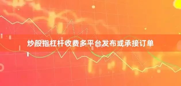 炒股指杠杆收费多平台发布或承接订单